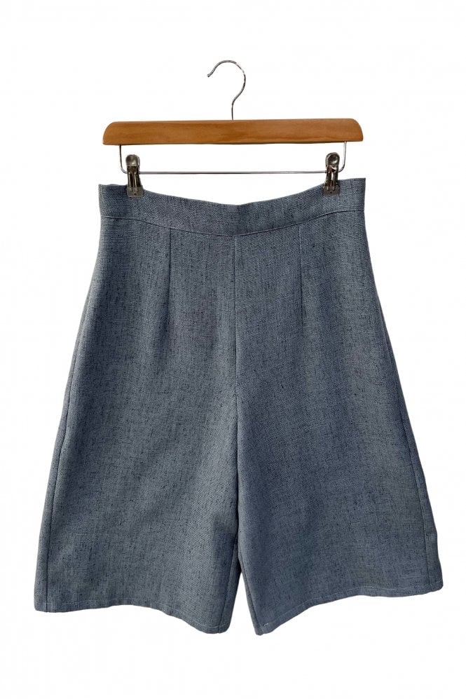 Cut Out Cropped Culotte Trouser
