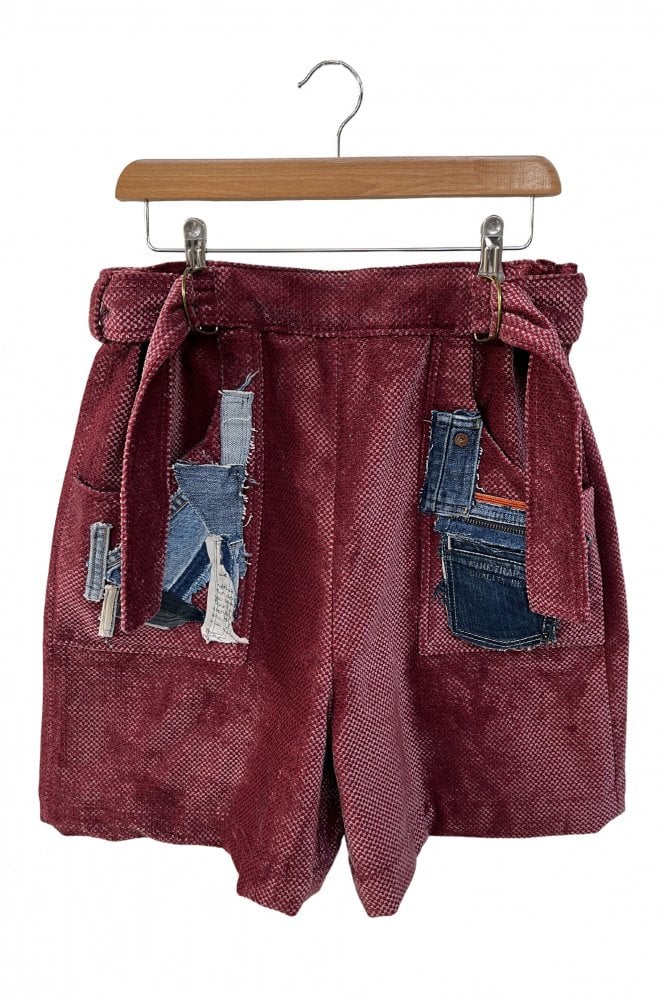 Ren Denim Detailed D-ring Shorts