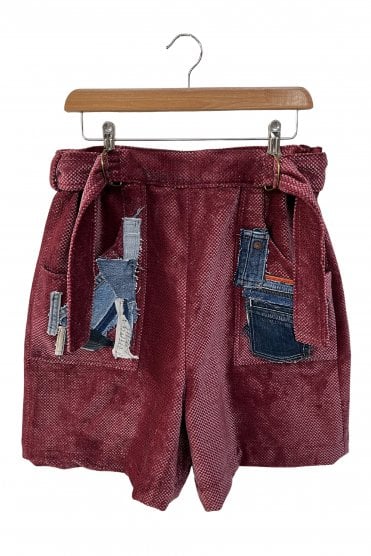 Ren Denim Detailed D-ring Shorts