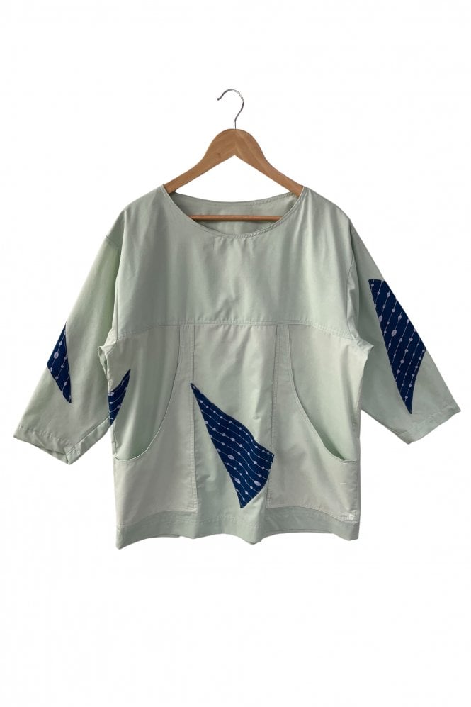 Sora Oversized Appliqué Top